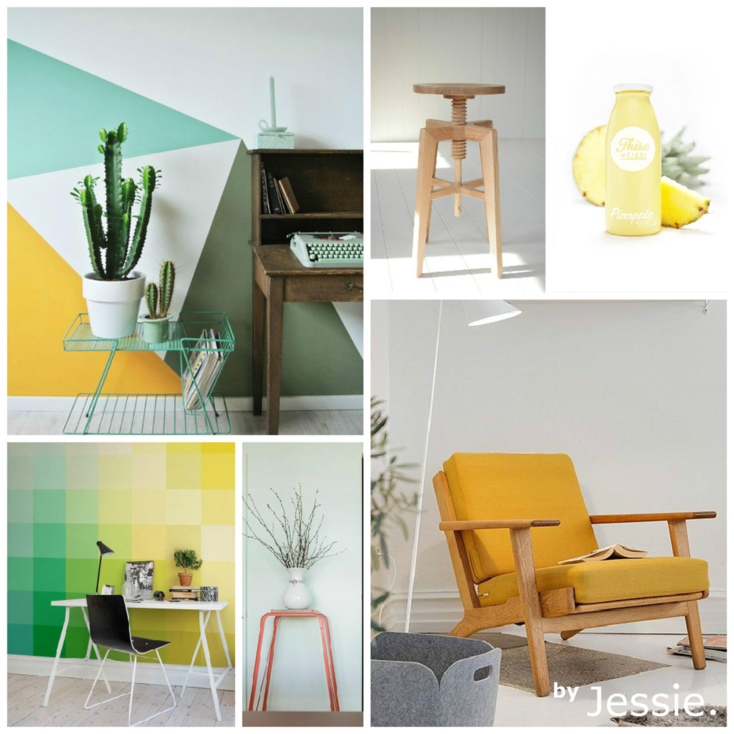 Portfolio byJessie. Moodboard Fifties pastel