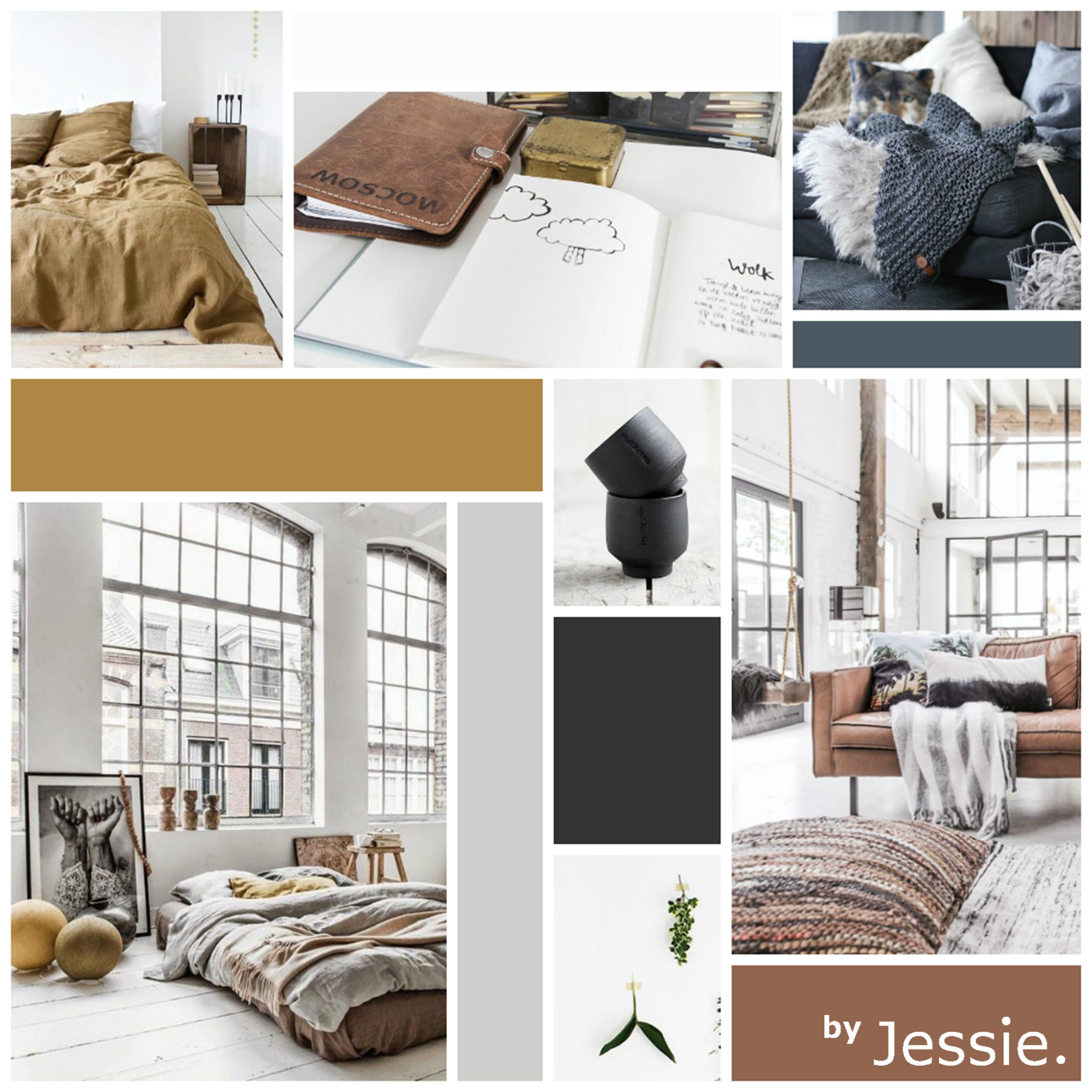 Portfolio byJessie. Moodboard Jessie te Grotenhuis