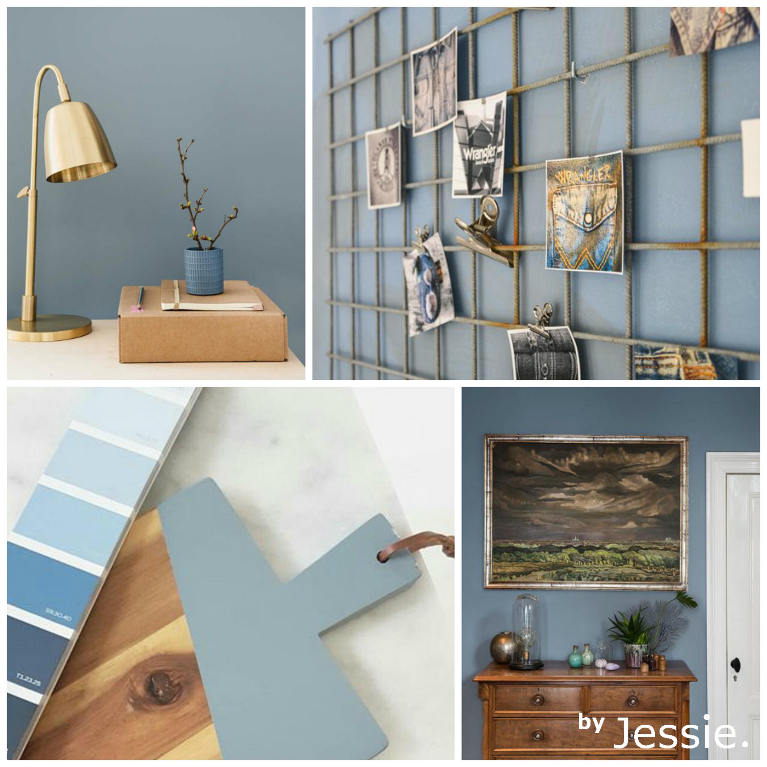 Portfolio byJessie. Moodboard Blue Messing